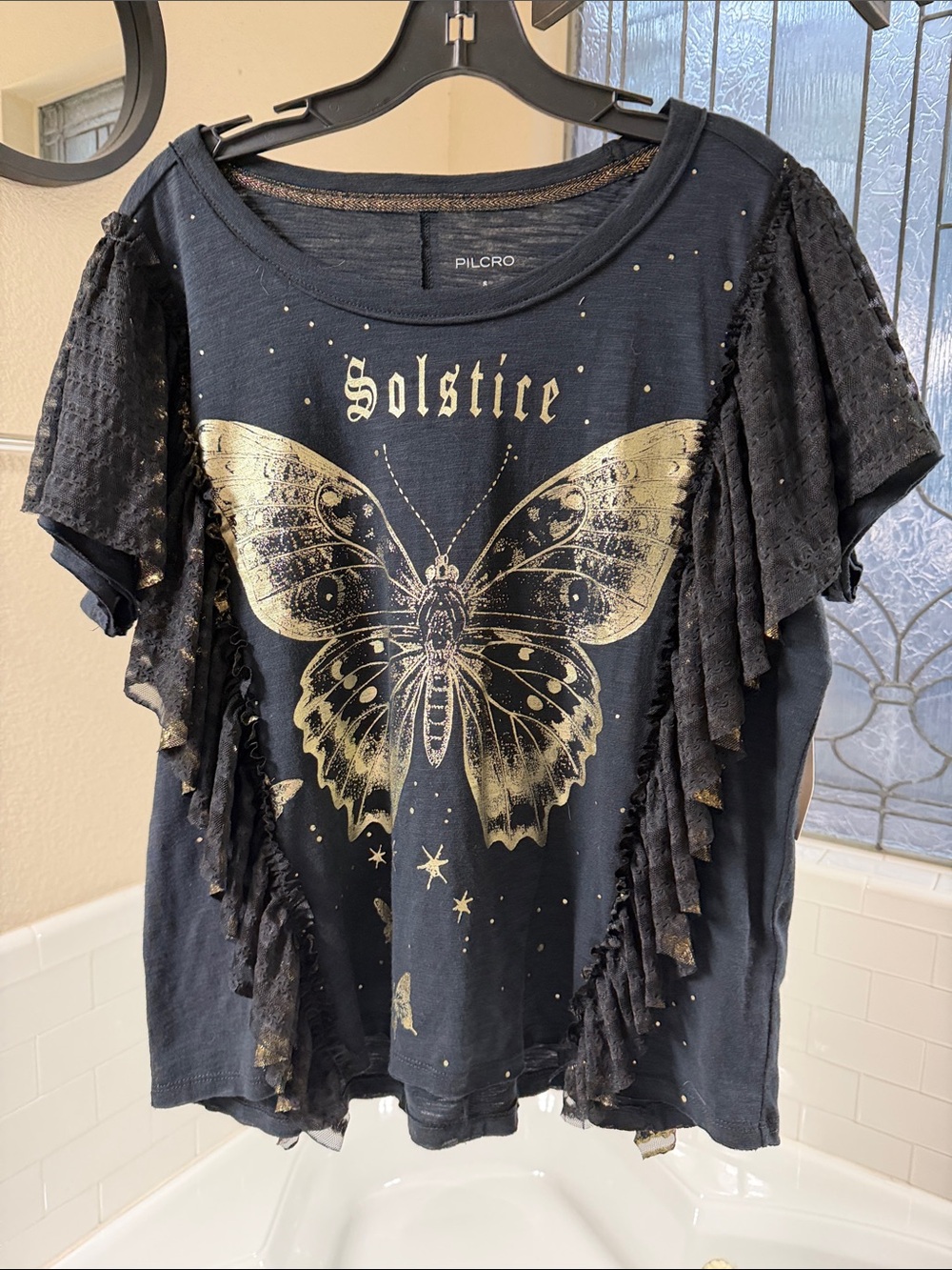 Anthropologie Pilcro Solstice Shirt. NEW / tags Oversized small 100% cotton